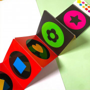 五彩遊戲-0歲視覺音樂書 早教益智玩具圖書