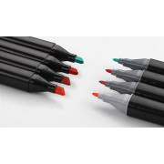 amazon人氣熱賣 Touch三代雙頭油性手繪Marker--兩款學生超值裝可選：48色；100色