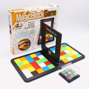 人氣智力遊戯棋 Magic Block Game 親子對戰方塊拼圖魔方益智桌遊