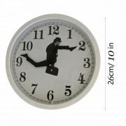 amazon人氣熱賣 Ministry of Silly Walks clock創意時鐘獨立站掛鐘  ★兩款可選：A白邊框，B黑邊框