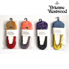 日本Vivienne Westwood隱形淺口船襪4對入/組（每色1對）