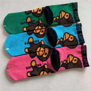 日本兒童人氣PAPE KIDS猿人頭兒童卡通中筒襪潮襪