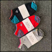 日本Vivienne Westwood船襪3對入/組（每色1對） ★1套3對， 有齊3隻色! 