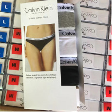 超人氣熱賣 Calvin Klein 高檔精梳綿女裝底褲内褲（一盒3條）     ★採用高檔精梳綿製造，柔軟親膚，透氣舒適！超襟著‼️ 