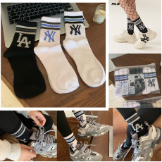 韓國人氣熱賣 MLB運動中筒襪 【超值家庭裝: 3對/包】