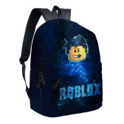 大人氣卡通 ROBLOX 深藍學生書包（買一送一超值裝---買書包，附贈同款筆袋1個）
