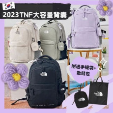 韓國限定TNF限量款背囊 ★四款顏色可選：A紫色，B黑色，C米白色，D灰綠色