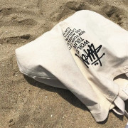 日本限定版 Stussy經典印花帆布袋Tote袋