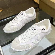 韓國限定版 VEJA經典復古帆布白色V白波鞋