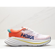 歐洲限定版 HOKA M CLIFTON 9全新配色--橙白漸變色輕量緩震跑鞋運動鞋波鞋