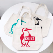 日本限定CHUMS簡約手提可上膊帆布袋