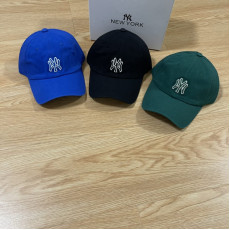 韓國人氣 MLB Baseball Cap棒球帽立體刺繡LOGO三色棒球帽