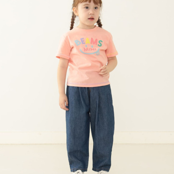 日本人氣 BEAMS Mini Smile兒童印花短袖Tee 24SS02