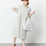 日本人氣潮牌 CHUMS刺繡LOGO百搭顯瘦休閒長裙