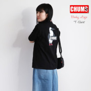 日本人氣潮牌 CHUMS經典LOGO刺繡印花短袖Tee
