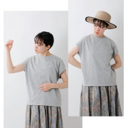 日本限定 DANTON休閒純色法式蝙蝠短袖Tee