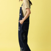 日本小眾潮牌RODEOCROWNS塗鴉牛仔工裝褲