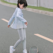 韓國人氣熱賣 兒童輕盈速乾蝴蝶下擺運動上衣