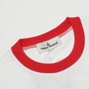 日本限定 Vivienne Westwood 立體刺繡3條A LOGO減齡短袖Tee
