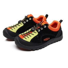 美國人氣戶外品牌Keen Jasper Rocks 露營系列防滑徒步鞋行山鞋旅行鞋波鞋---黑橙色