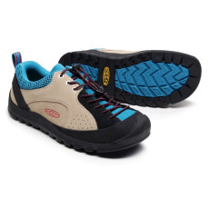 美國人氣戶外品牌Keen Jasper Rocks 露營系列防滑徒步鞋行山鞋旅行鞋波鞋---米色藍