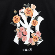 韓國限定 NEW ERA & MLB聯乘款刺繡花朵字母印花短袖Tee GC4112