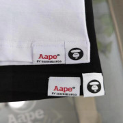 日本限定 AAPE顏綠迷彩字母前後印花短袖Tee