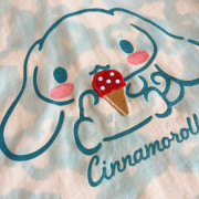 韓國限定 Sanrio Cinnamoroll卡通立體刺繡短袖Tee