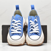 日本版CONVERSE RUN STAR HIKE 1970S 厚底增高帆布鞋波鞋--Blue