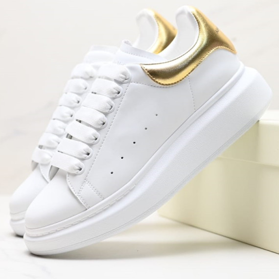 Alexander McQueen Sole Leather Sneakers款底休閒鞋波鞋小白鞋F4744