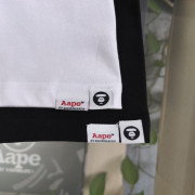 日本限定 AAPE猿人圓章皮標LOGO印花短袖Tee