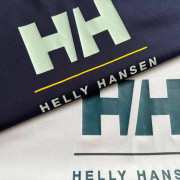 挪威Helly Hansen經典字母LOGO硅膠立體印花吸汗速乾防曬短袖Tee